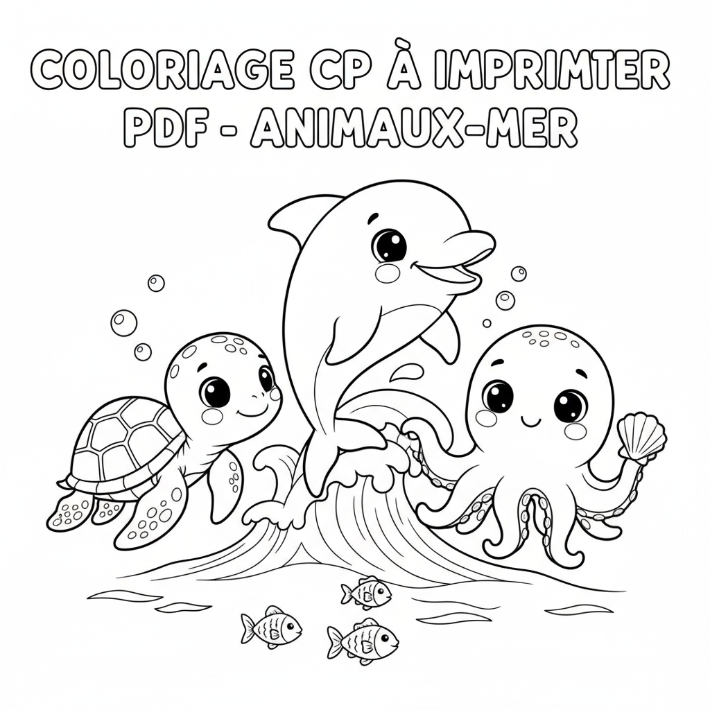 Coloriage coloriage cp à imprimer pdf 4
