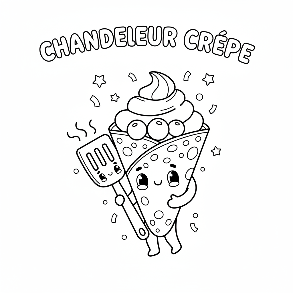 Coloriage coloriage crepe