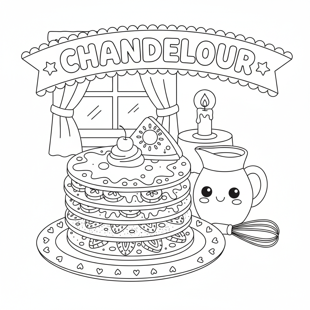 Coloriage coloriage crepe 2