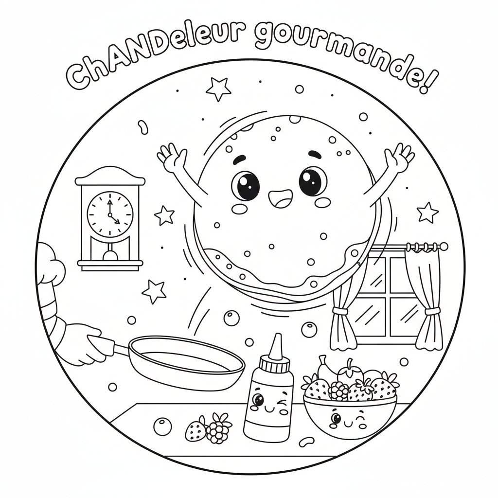 Coloriage coloriage crepe 5