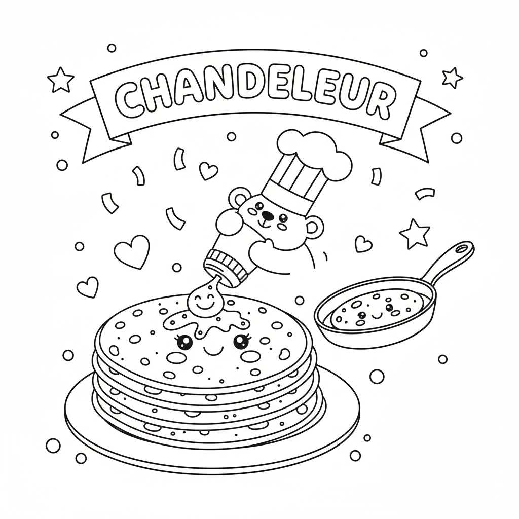 Coloriage coloriage crepes