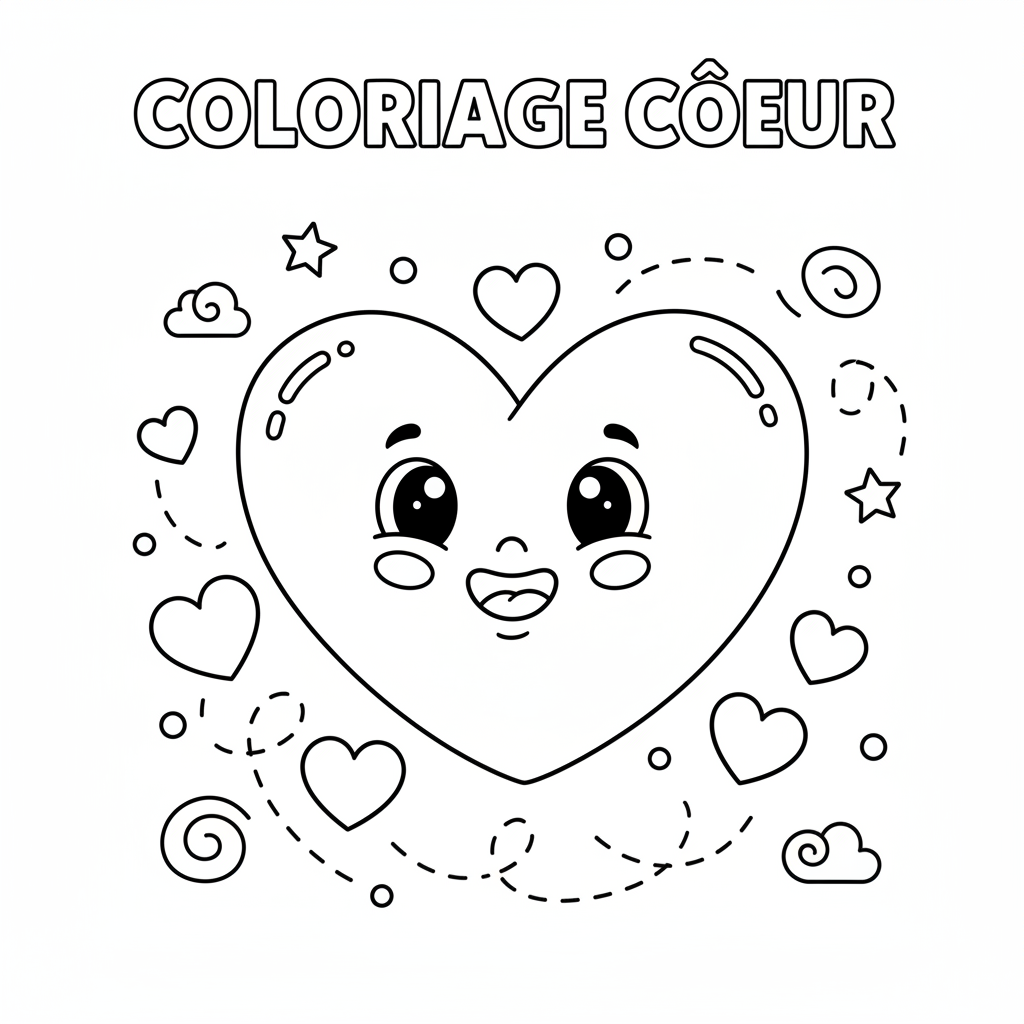 Coloriage coloriage cœur