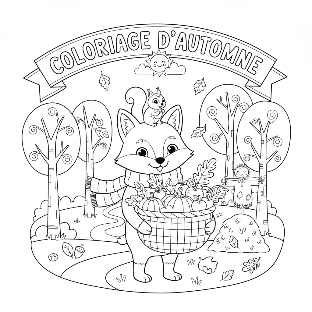 Coloriage coloriage d4automne 2