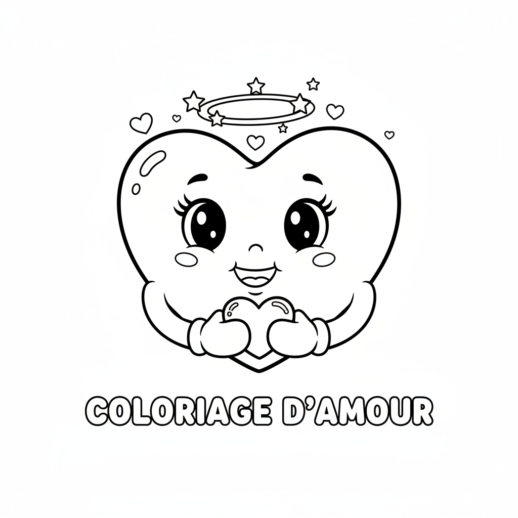 Coloriage coloriage d'amour 4
