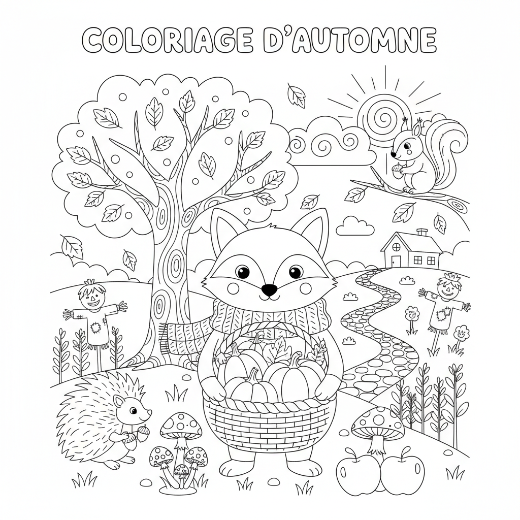 Coloriage coloriage d'automne 2
