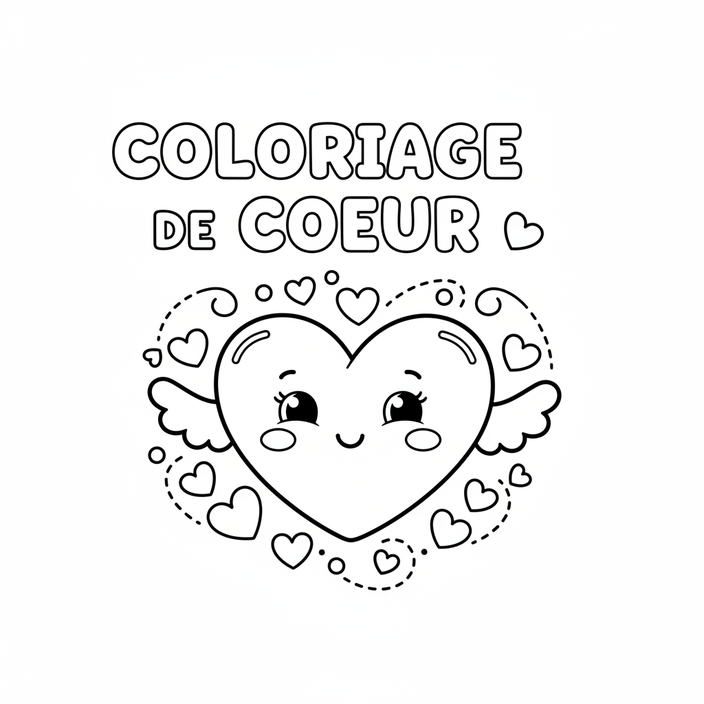 Coloriage coloriage de coeur