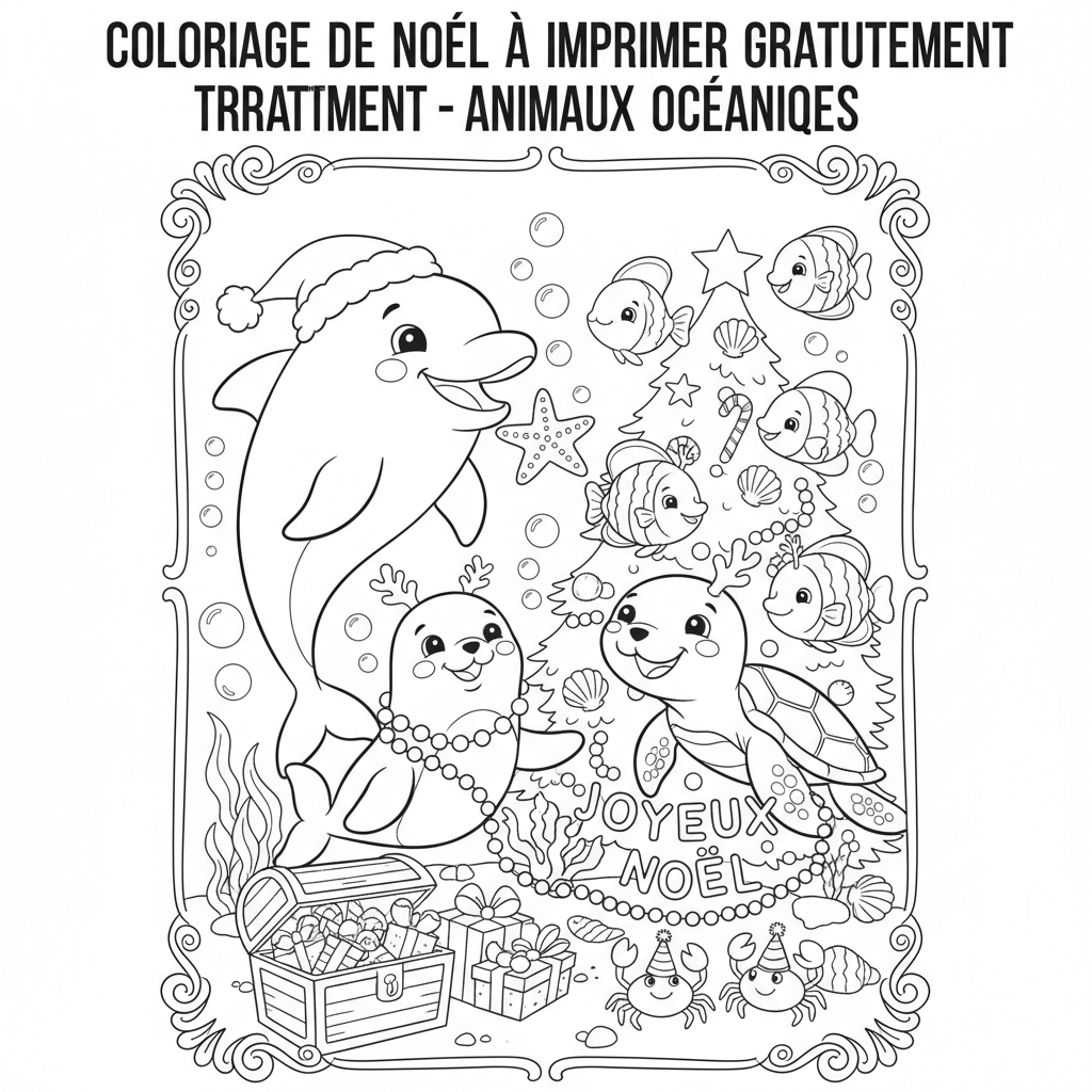 Coloriage coloriage de noel a imprimer gratuitement 4