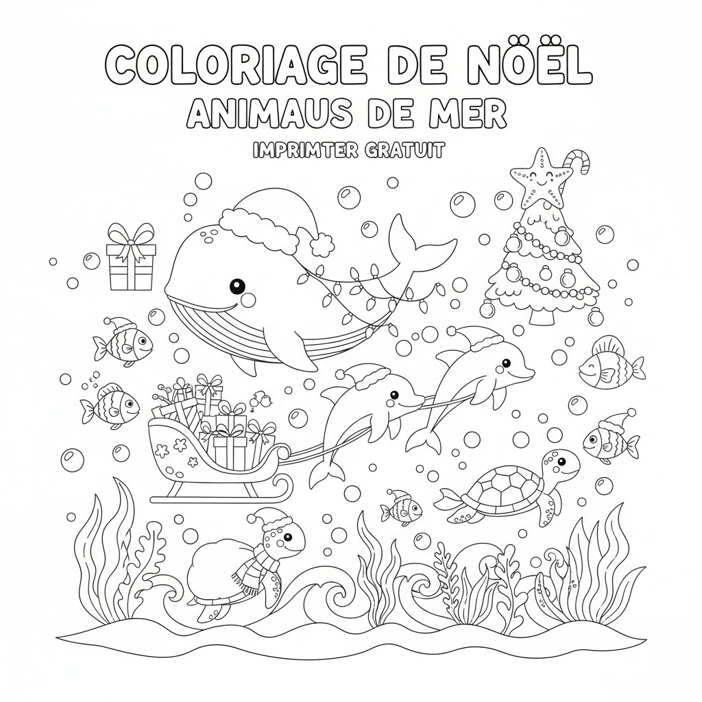 Coloriage coloriage de noel imprimer gratuit 3