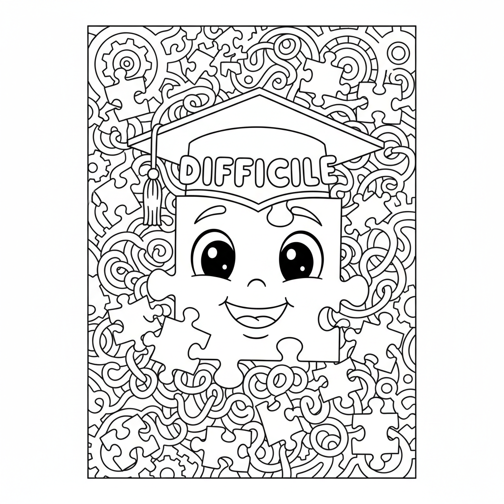 Coloriage coloriage difficiles 4