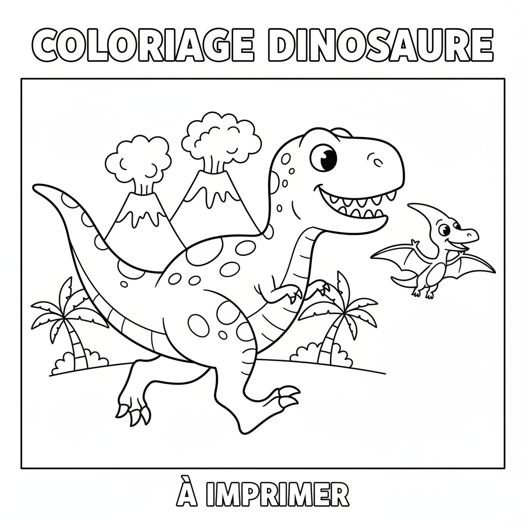 Coloriage coloriage dinosaure a imprimer 5