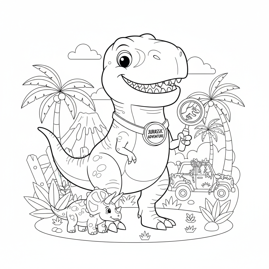 Coloriage coloriage dinosaure jurassic world 2