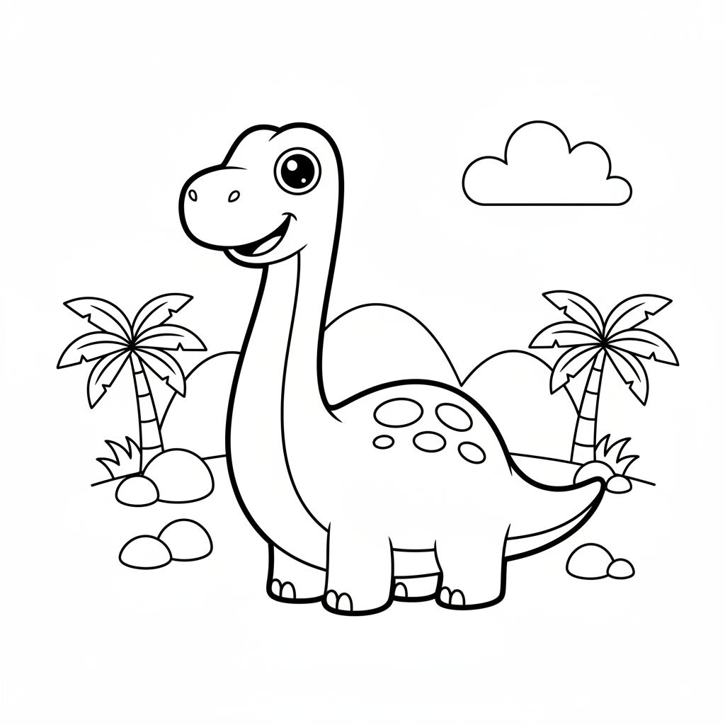 Coloriage coloriage dinosaure maternelle