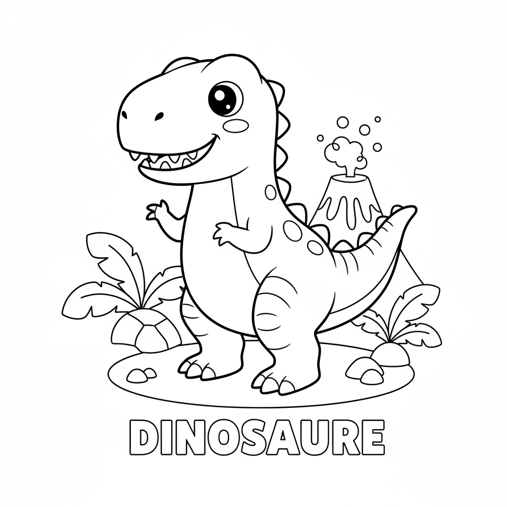 Coloriage coloriage dinosaure tyrex
