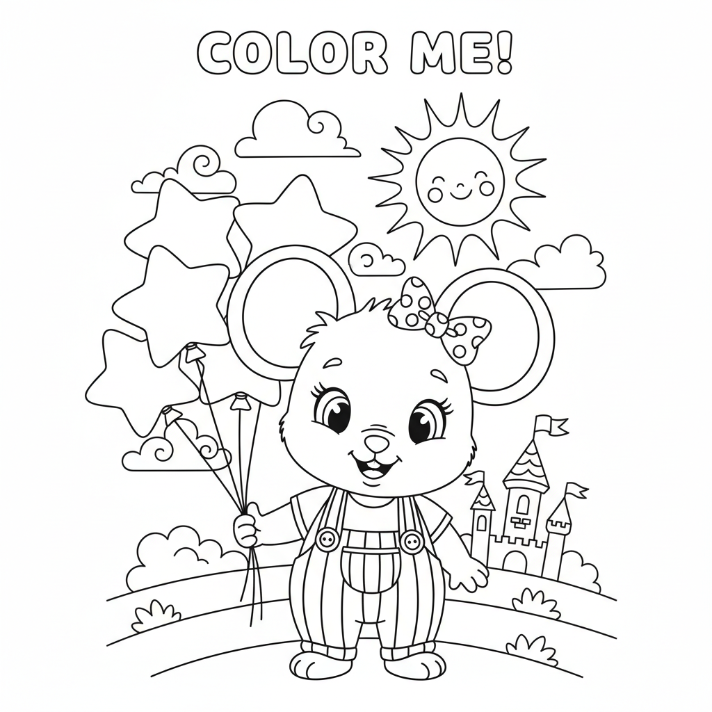 Coloriage coloriage disney à imprimer 4