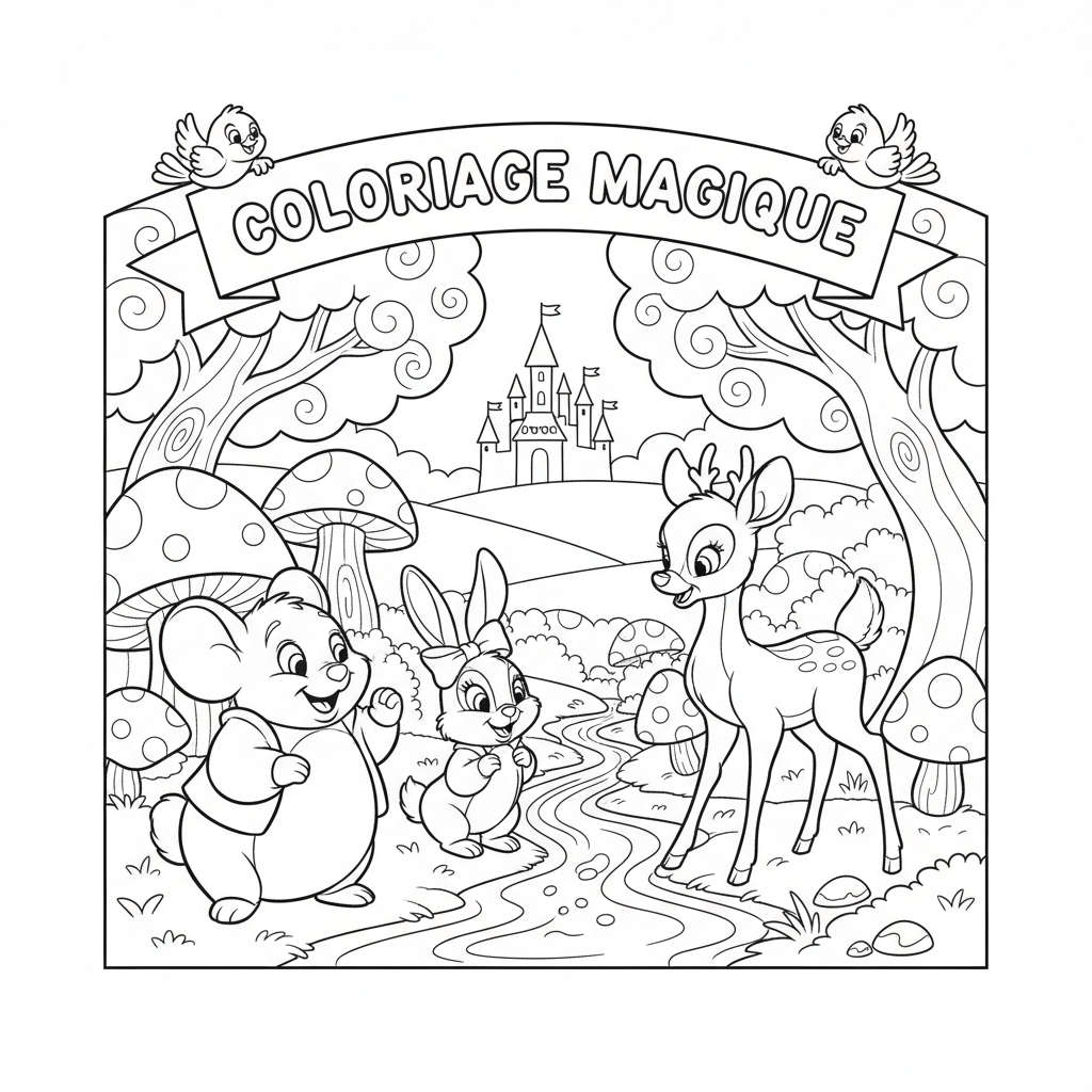 Coloriage coloriage disney à imprimer gratuit 3