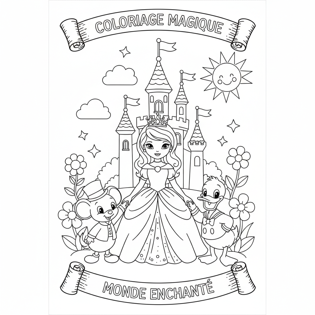 Coloriage coloriage disney à imprimer pdf 2