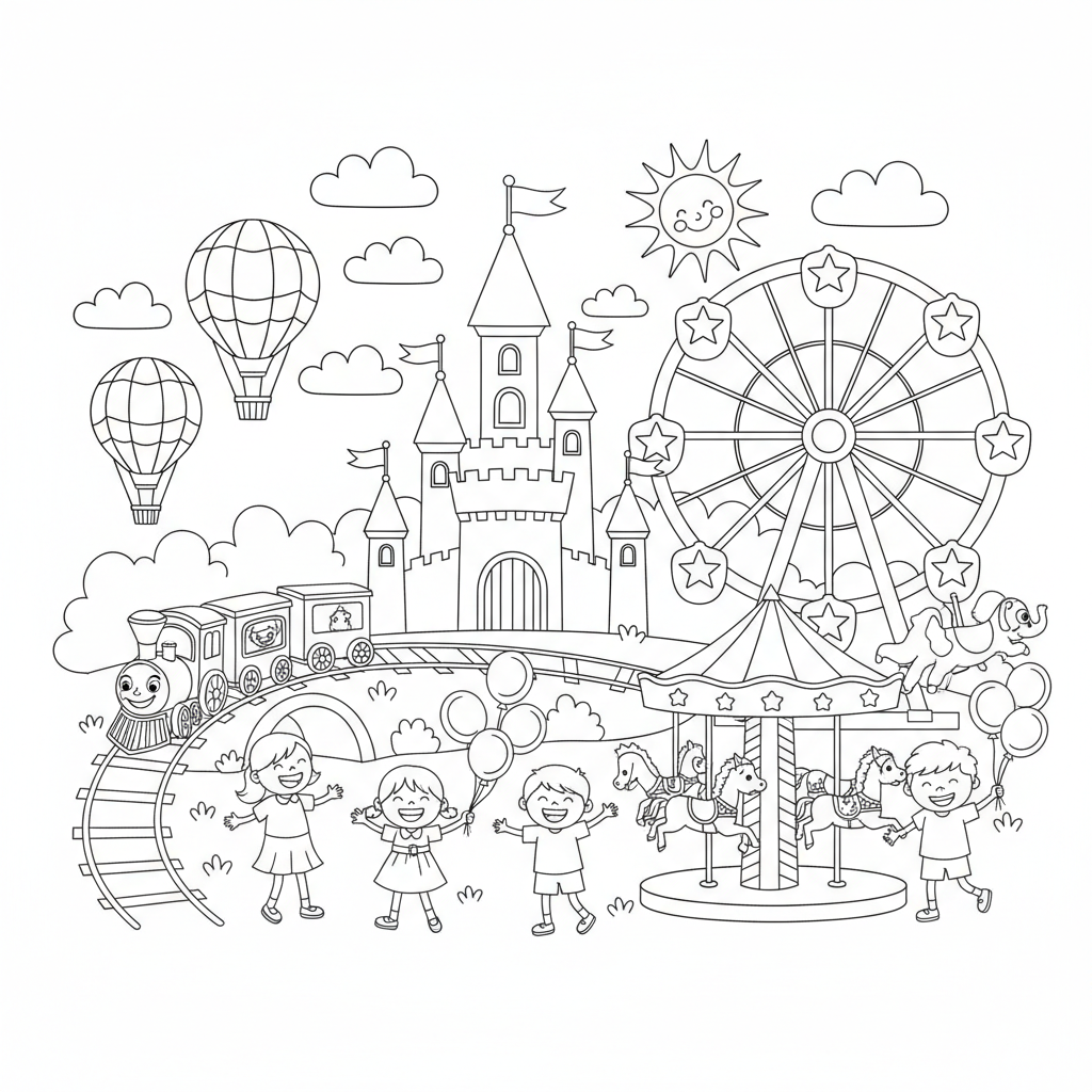 Coloriage coloriage disneyland paris 2