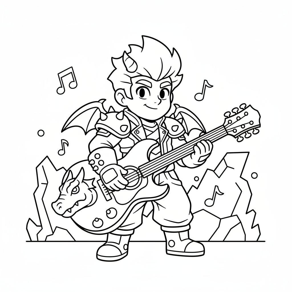 Coloriage coloriage draco brawl stars 2