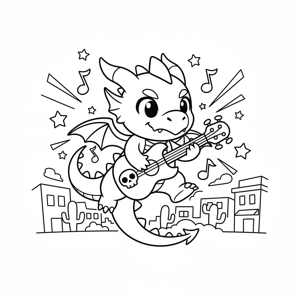 Coloriage coloriage draco brawl stars 5