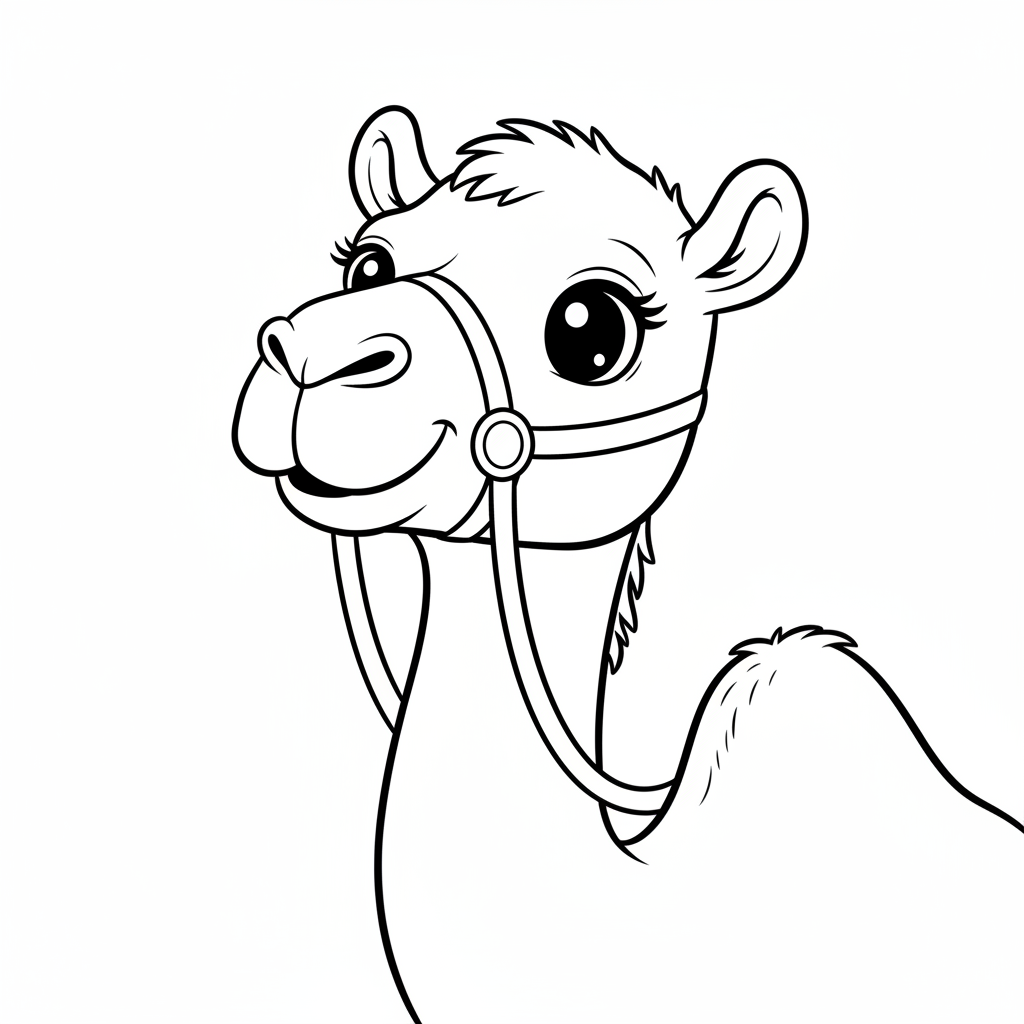 Coloriage coloriage dromadaire 4