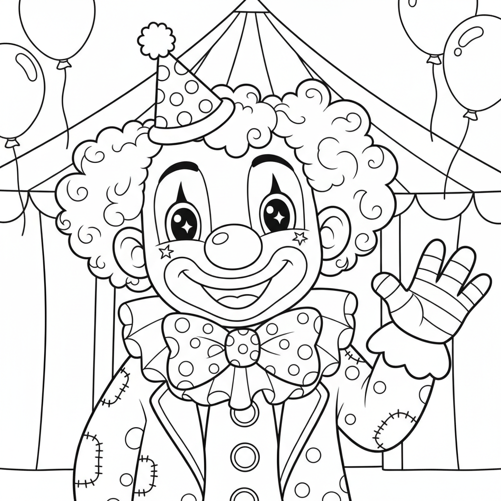 Coloriage coloriage du cirque 4