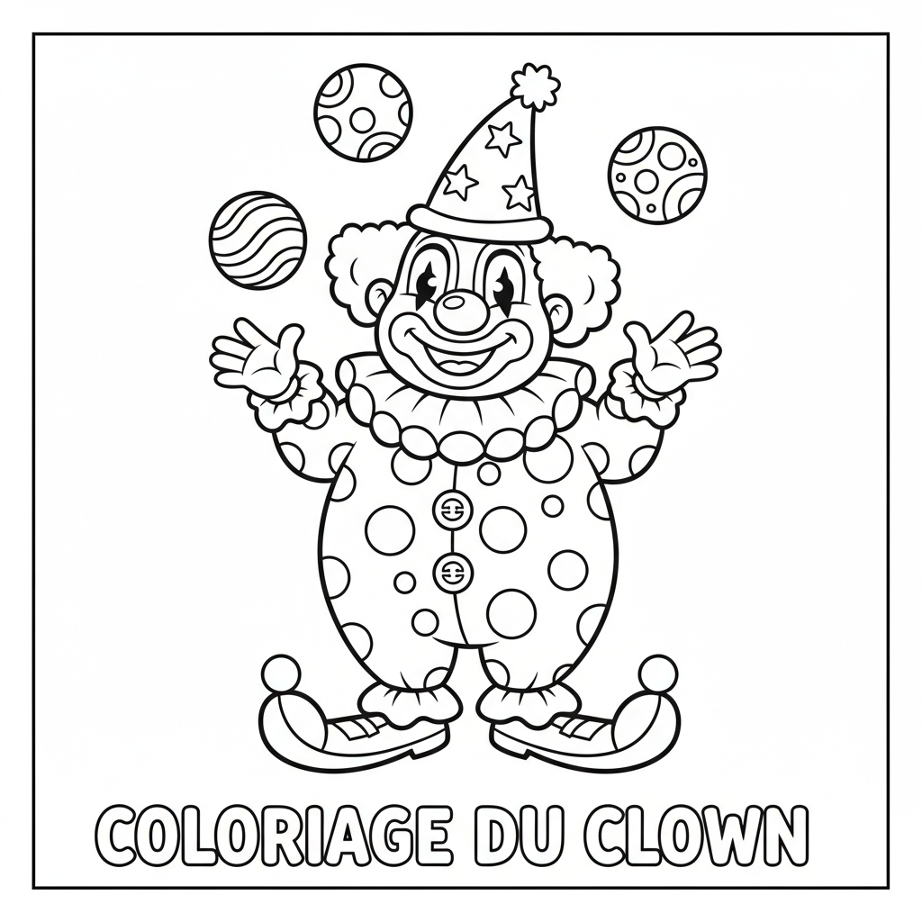 Coloriage coloriage du clown