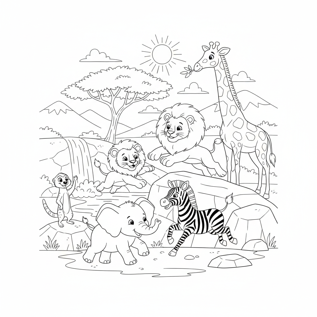 Coloriage coloriage du roi lion 2 5