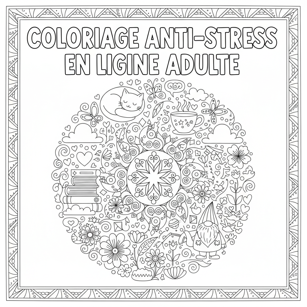 Coloriage coloriage en ligne adulte 2