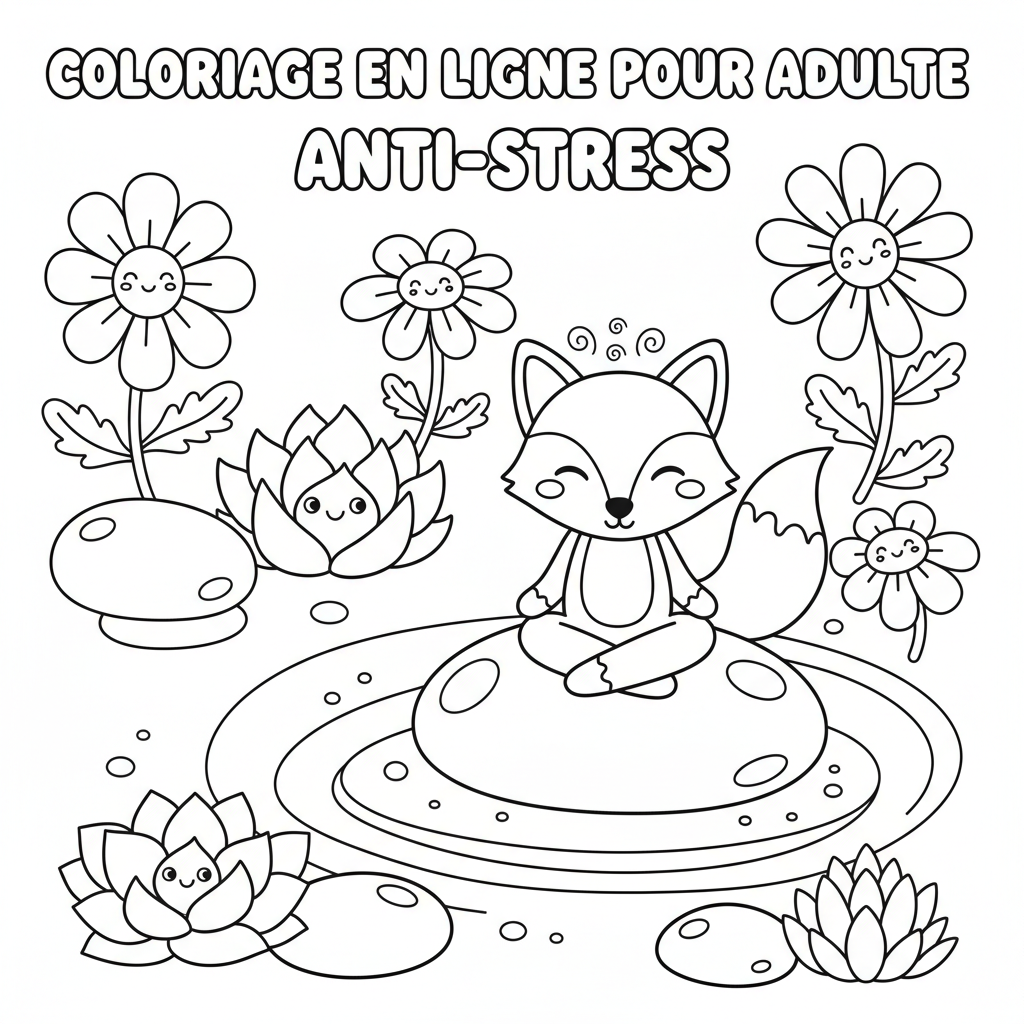 Coloriage En Ligne Pour Adulte Gratuit à Imprimer