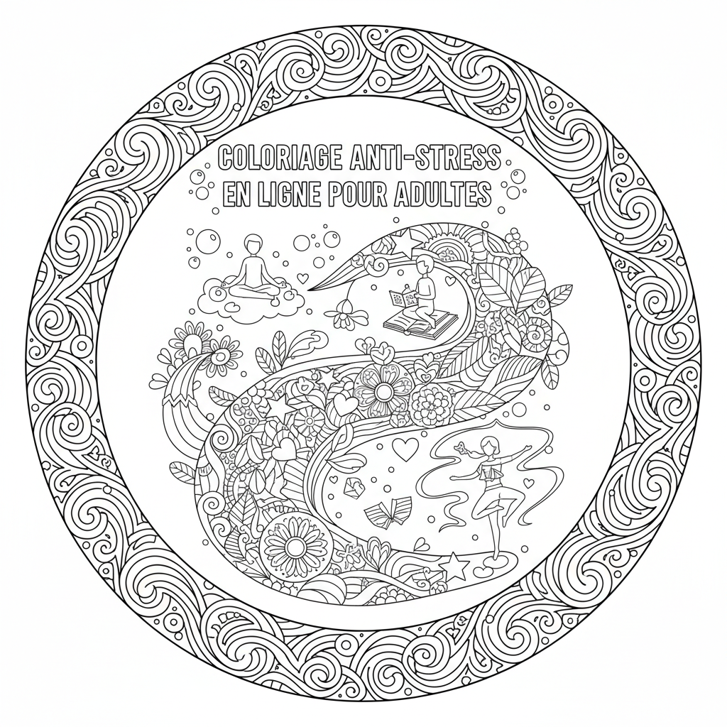 Coloriage coloriage en ligne pour adulte 5