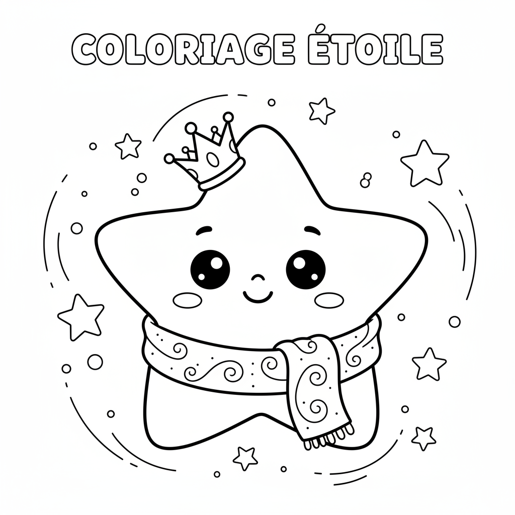 Coloriage coloriage etoile 4
