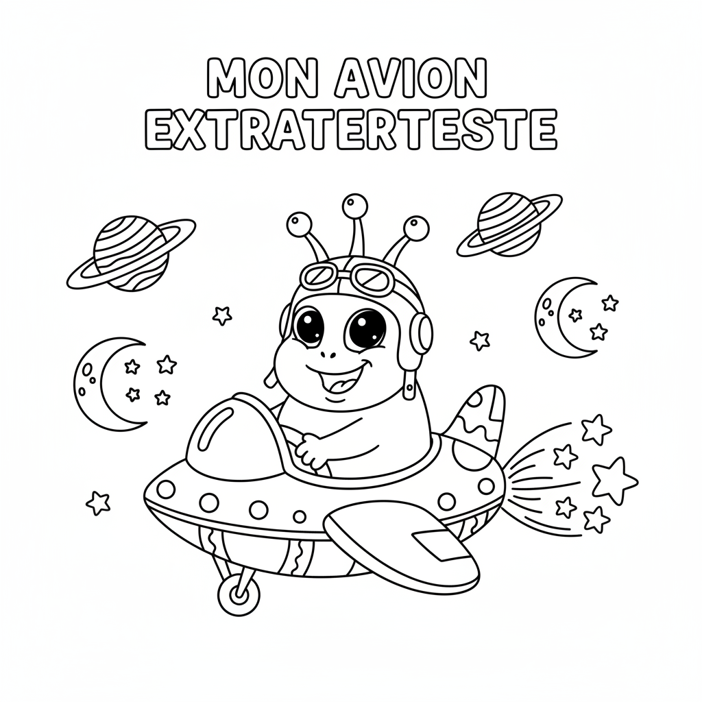 Coloriage coloriage extraterrestre 2