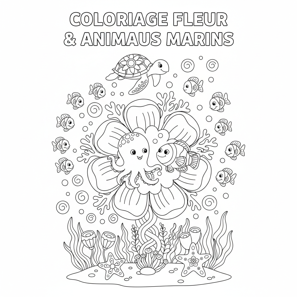 Coloriage coloriage fleur à imprimer maternelle 5