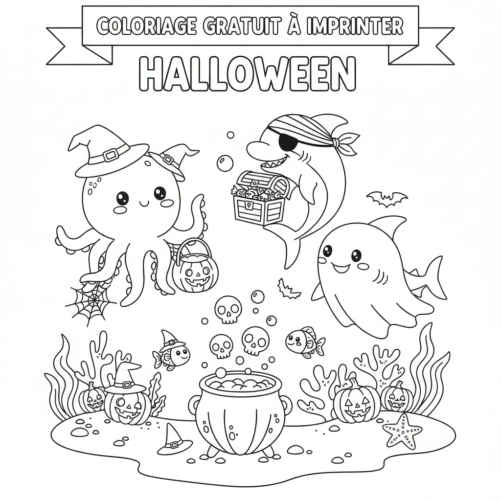Coloriage coloriage gratuit a imprimer halloween