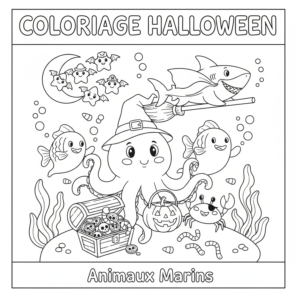Coloriage coloriage gratuit a imprimer halloween 2