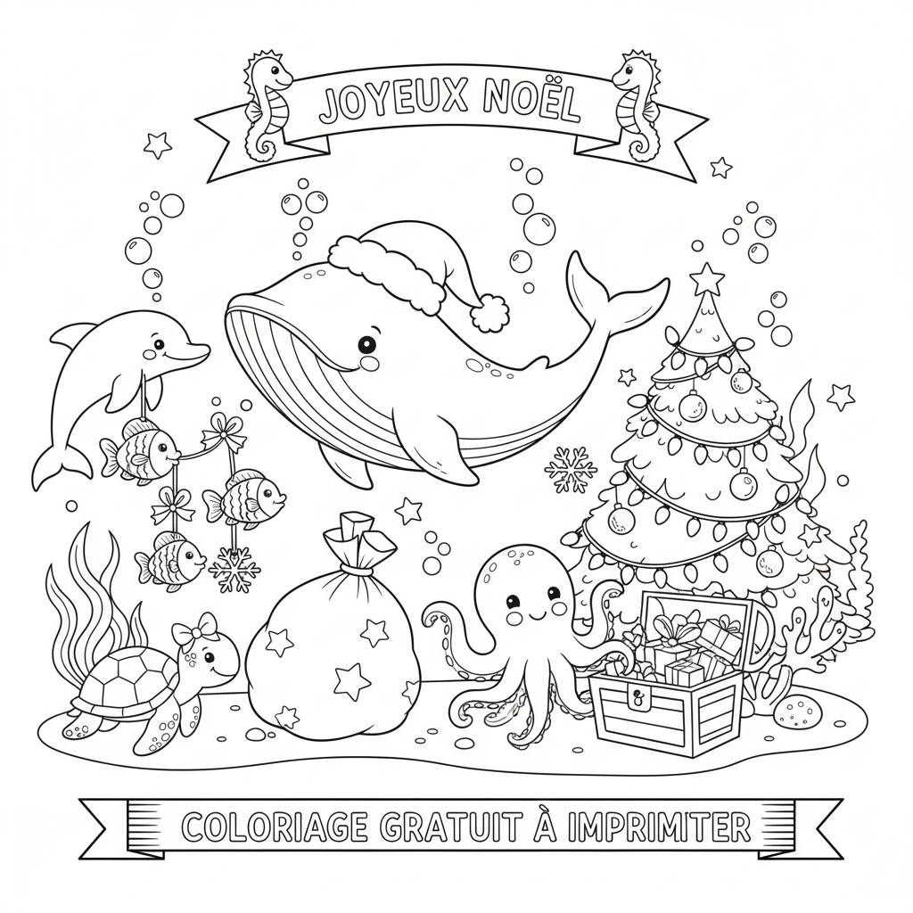 Coloriage coloriage gratuit a imprimer noel 2