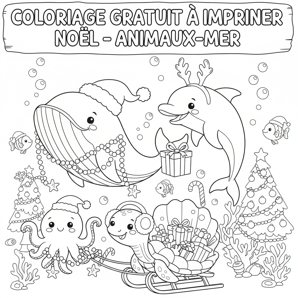 Coloriage coloriage gratuit a imprimer noel 4