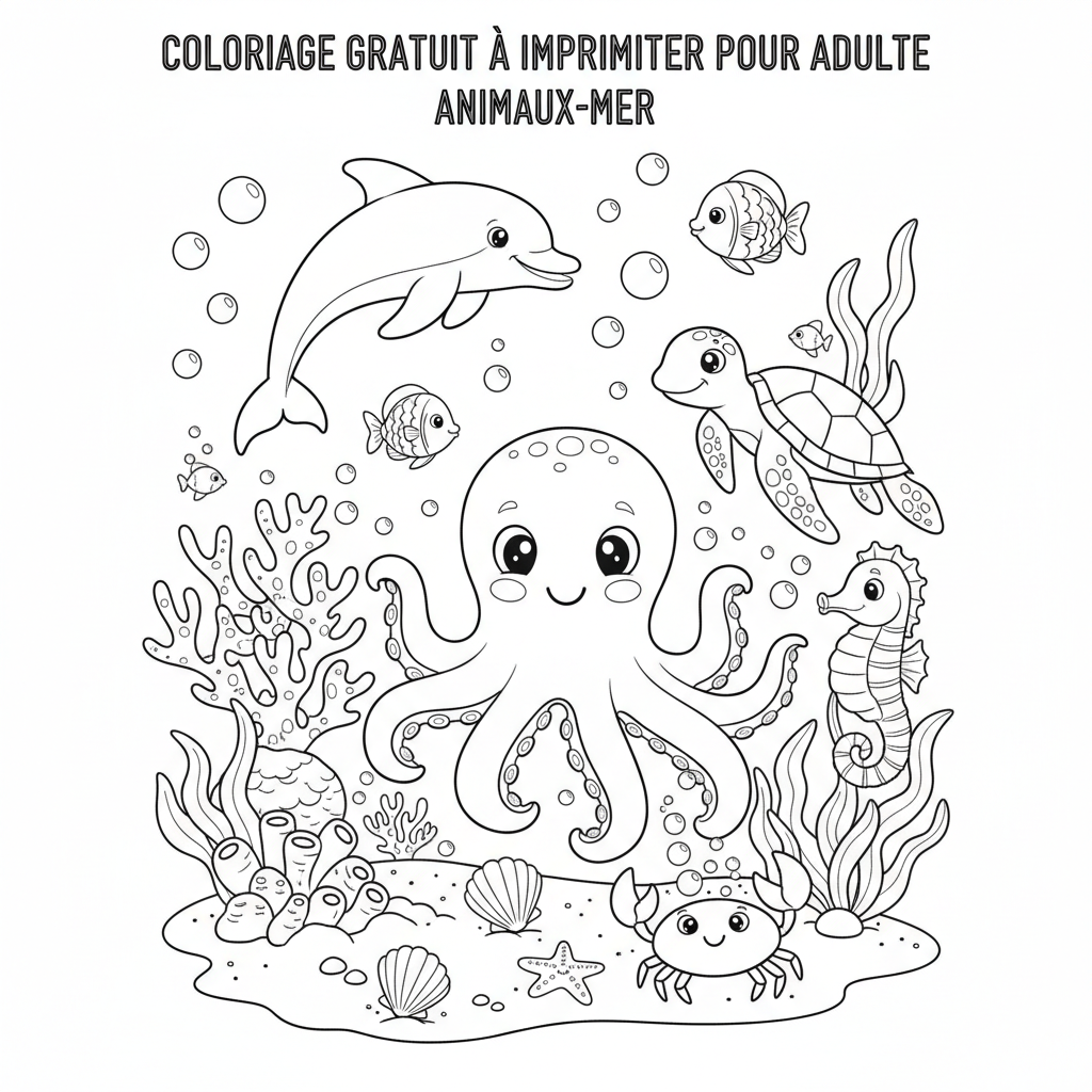 Coloriage coloriage gratuit à imprimer pour adulte 2