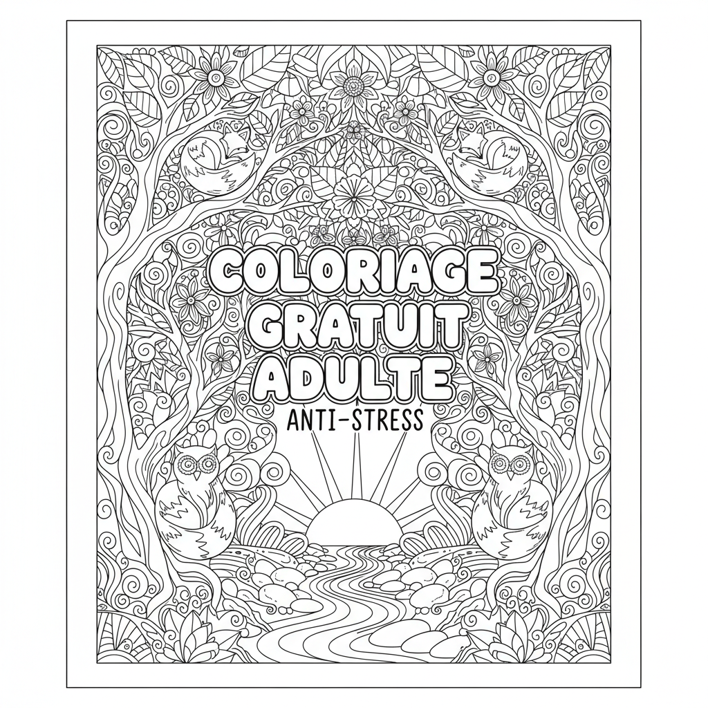 Coloriage coloriage gratuit adulte 3