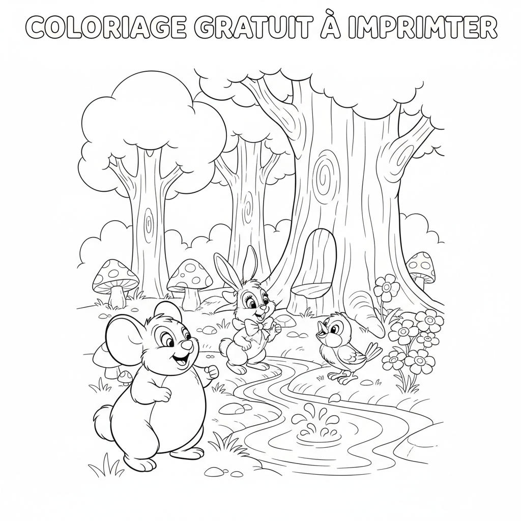 Coloriage coloriage gratuit disney à imprimer 3