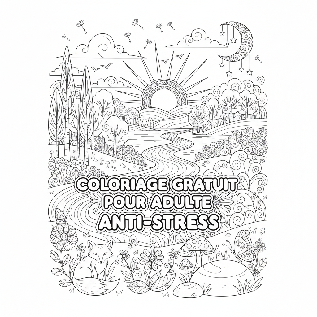Coloriage coloriage gratuit pour adulte 3
