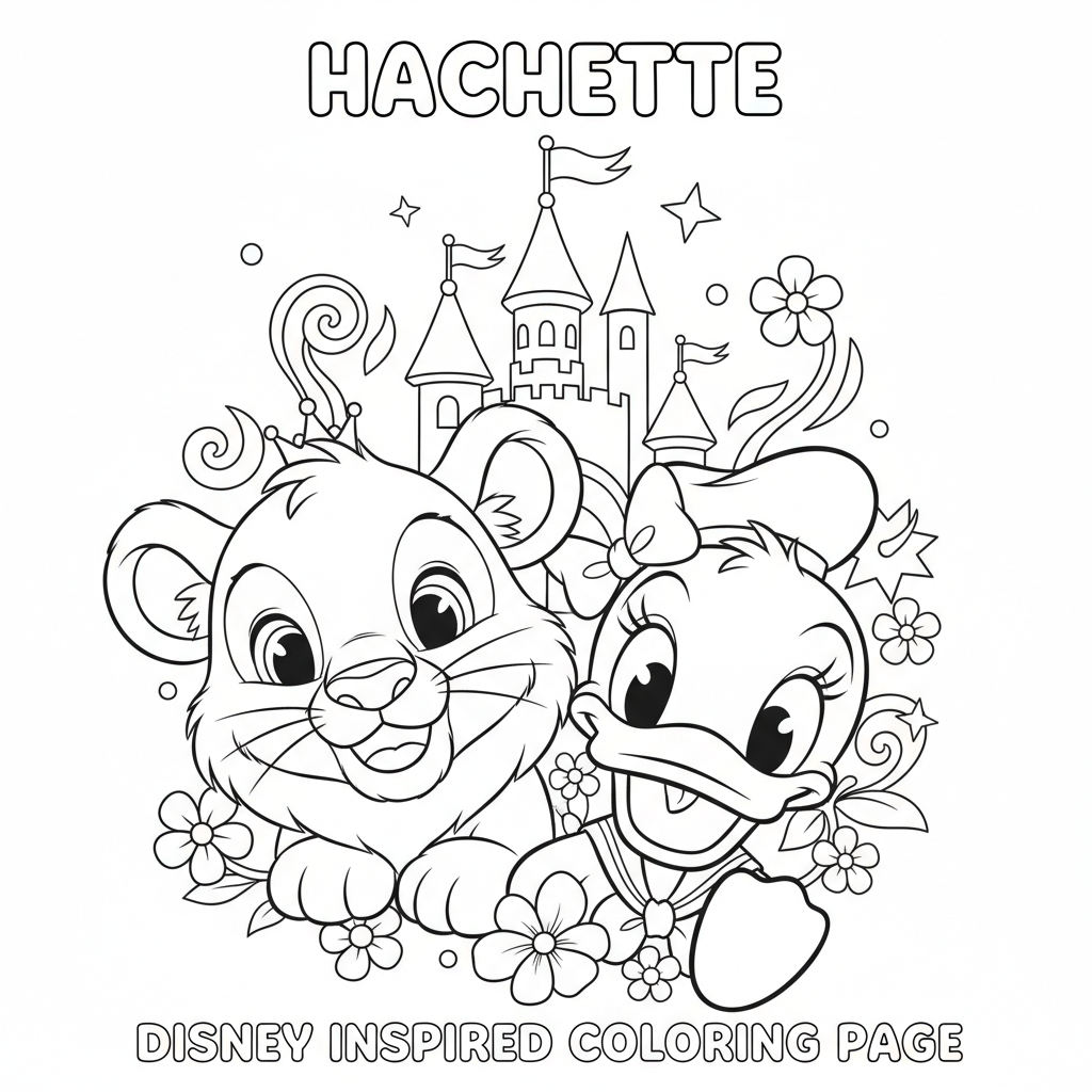 Coloriage coloriage hachette disney 4
