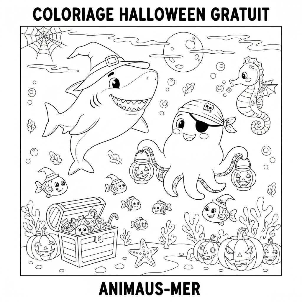 Coloriage coloriage halloween à imprimer gratuit 3