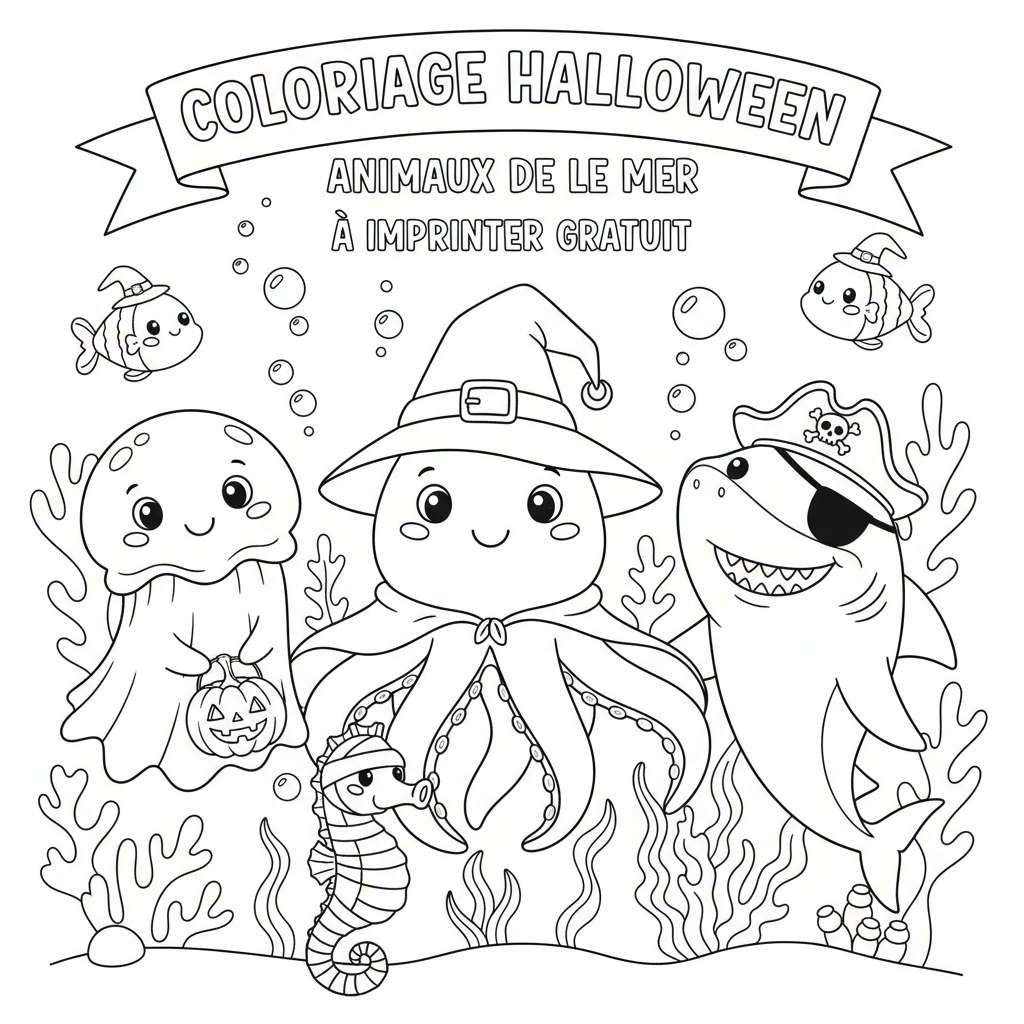 Coloriage coloriage halloween a imprimer gratuit 4