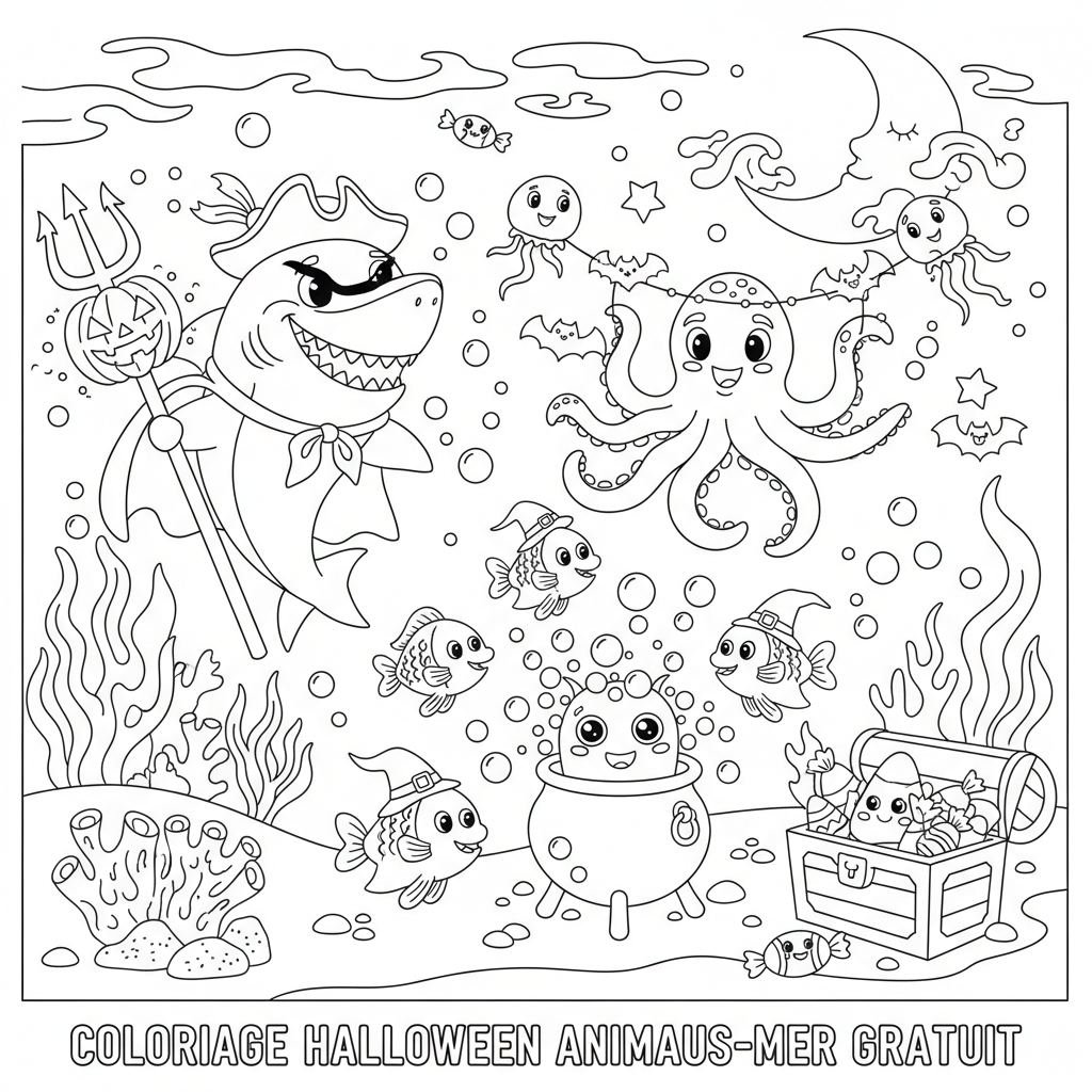 Coloriage coloriage halloween a imprimer gratuit 5