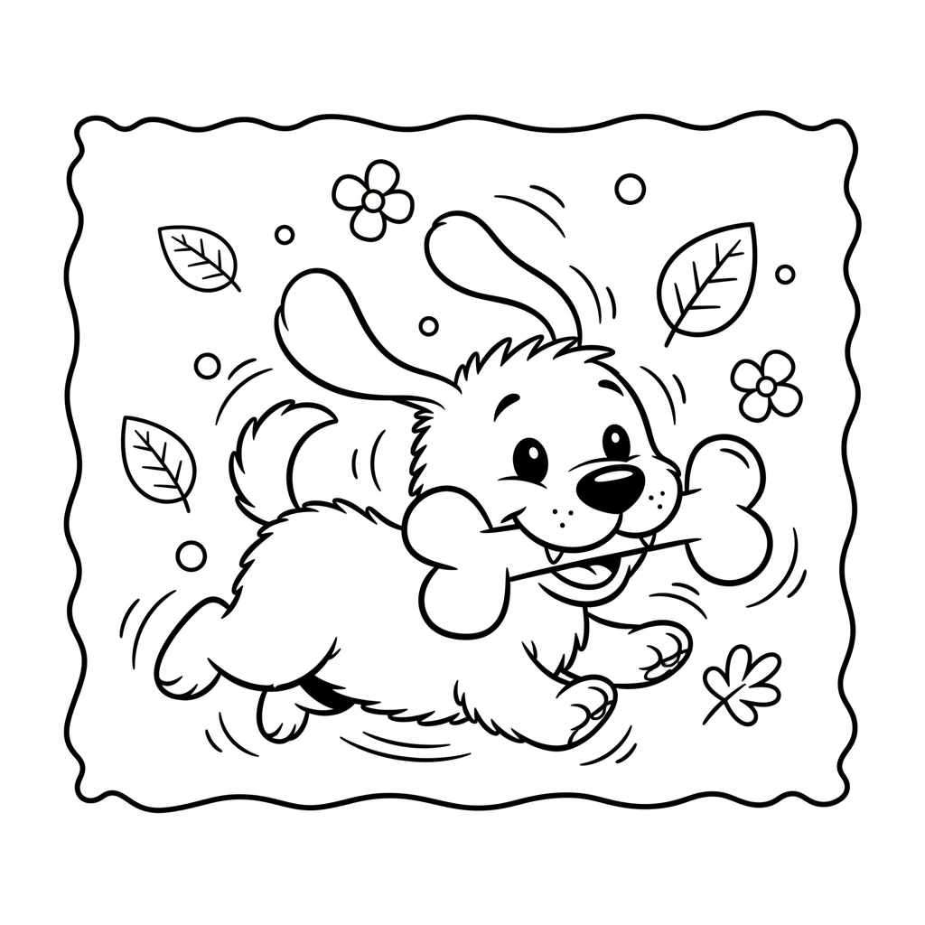 Coloriage coloriage idefix 5