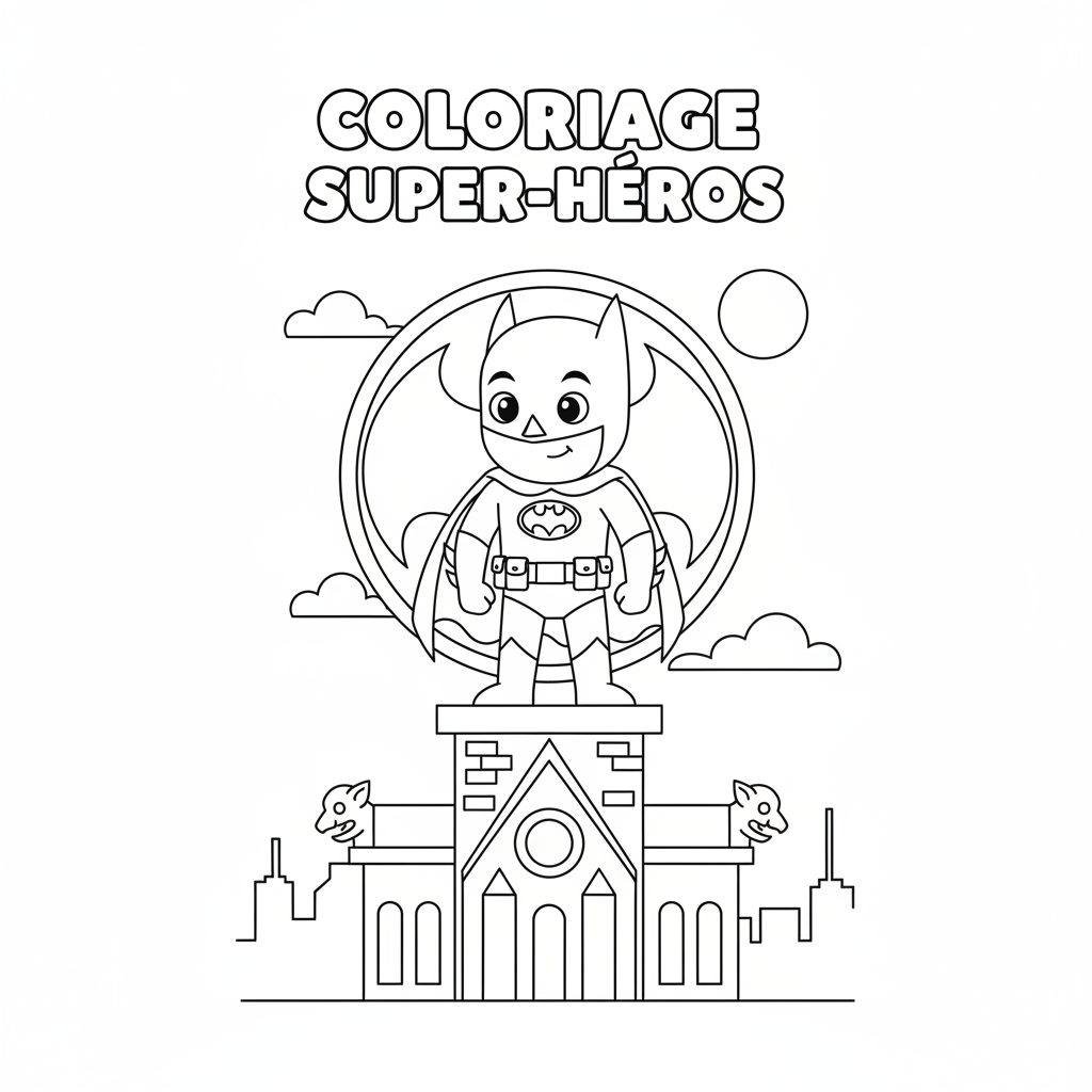 Coloriage coloriage imprimer batman 2