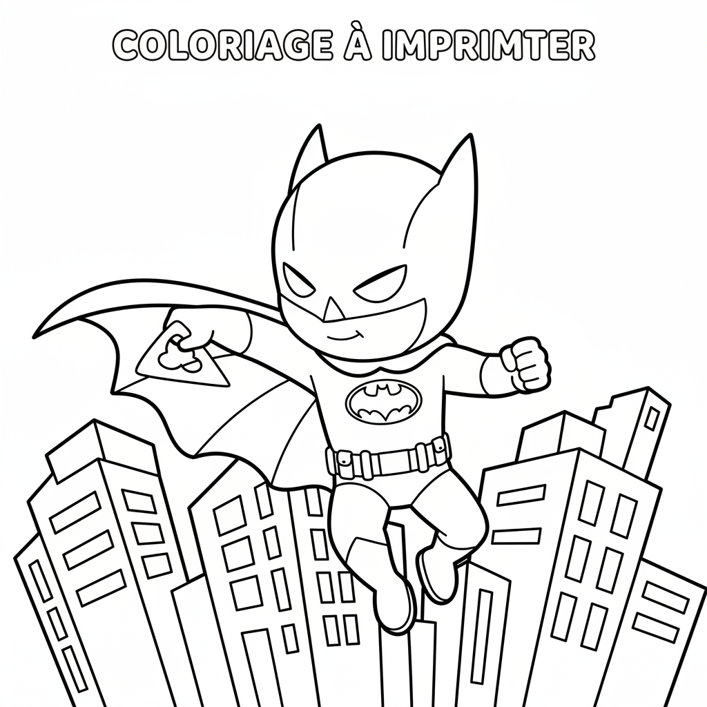 Coloriage coloriage imprimer batman 5