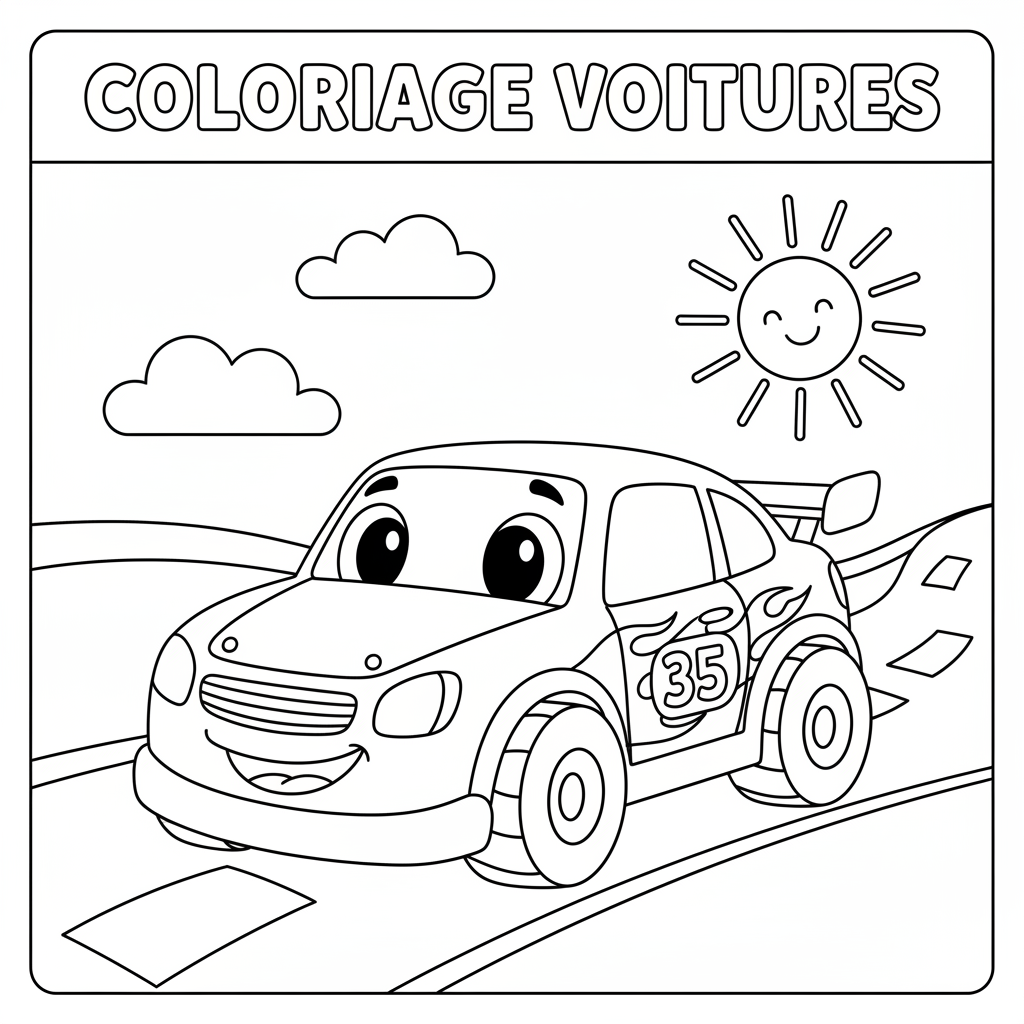 Coloriage coloriage imprimer cars