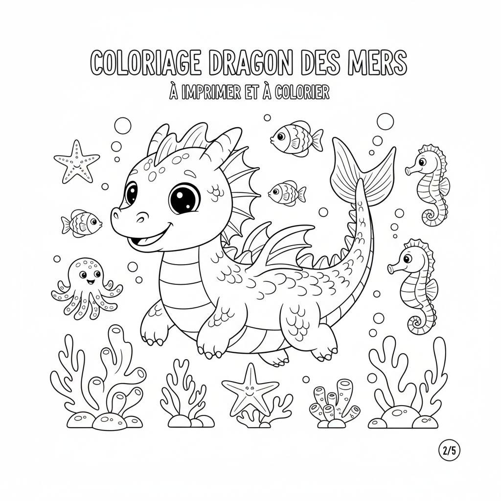 Coloriage coloriage imprimer dragon 2